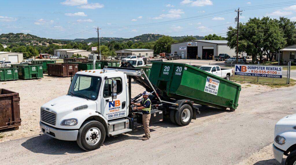 Commercial Dumpster Rentals in New Braunfels, TX | Roll Off Dumpster New Braunfels