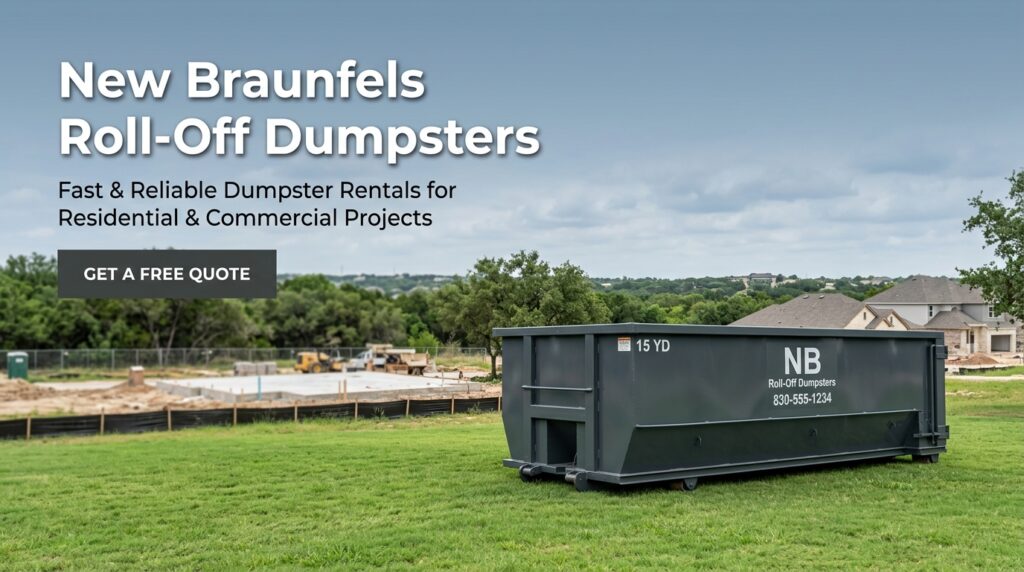 new Braunfels Roll of dumpster